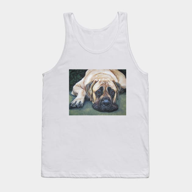 American Mastiff Fine Art Painting Tank Top by LASHEPARD